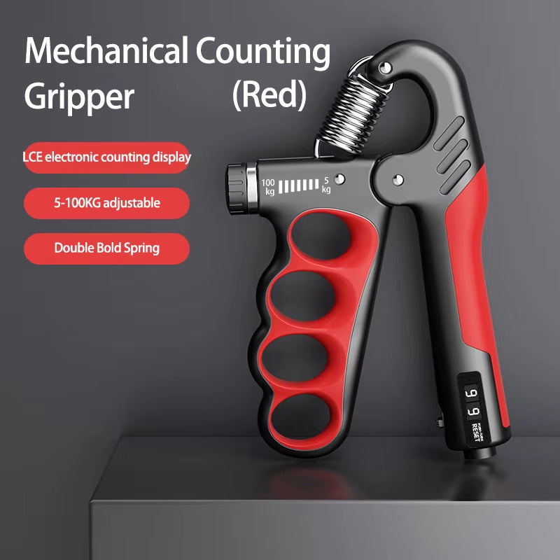 5-100Kg Adjustable Grip Strength Device for Rehabilitation Training, Muscle Enhancement, Strength Training, Grip Strength Device