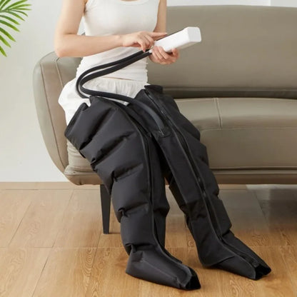 Electric Air Pressure Leg Massager Kneading Squeeze Deep Relaxation Calf Foot with Remote Control Relif Therapy Rehabilitation