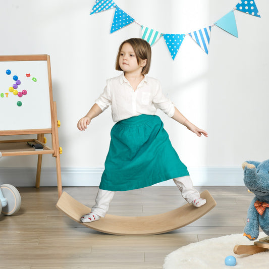 Kids Wooden Balance Board for Children, Wobble Board for 3-8 Years Old